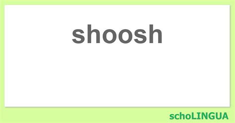 shooshtine|Shoosh Definition & Meaning .